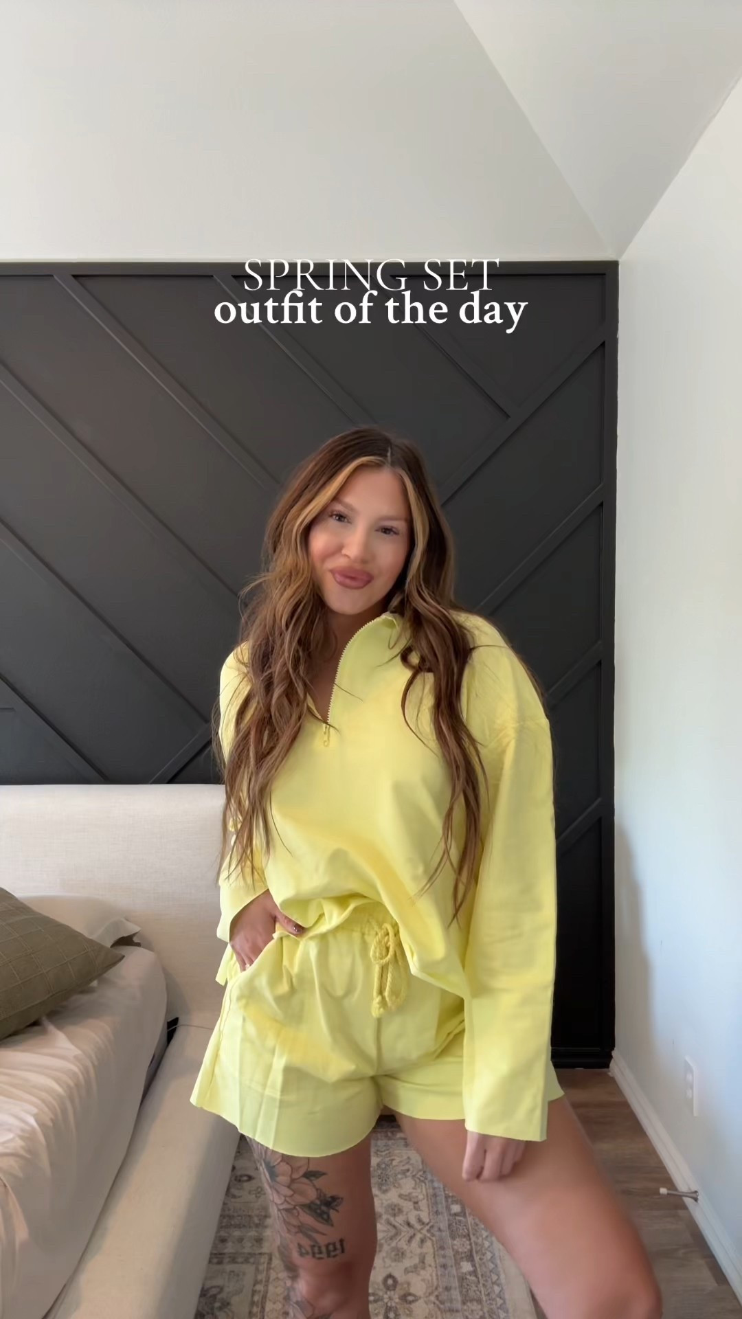 Love a good spring set! 
150lbs 5’3 wearing a medium 
#springset #amazonspring 

#LTKMidsize #LTKStyleTip #LTKShoeCrush