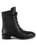 Stuart Weitzman Laine Leather Combat Boots on SALE | Saks OFF 5TH | Saks Fifth Avenue OFF 5TH