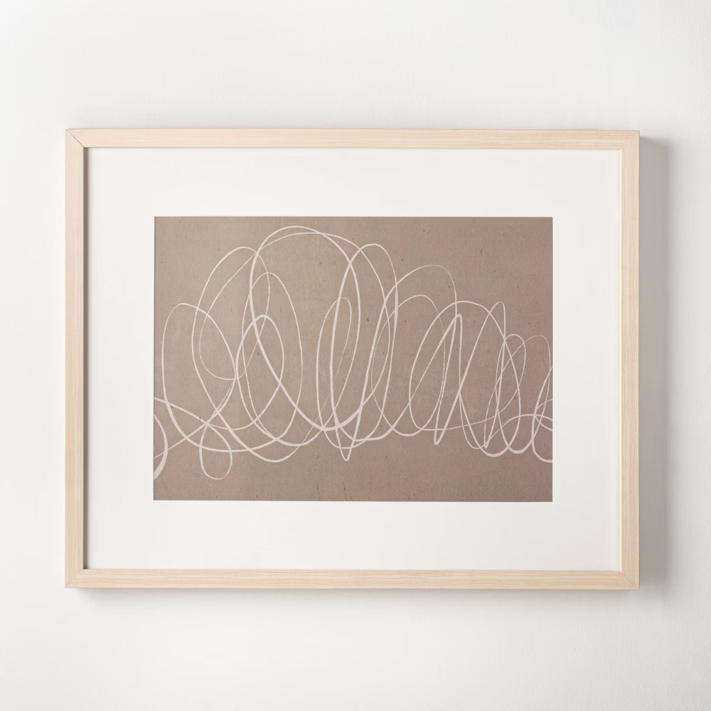 30" x 24" Scribble Art Print - Threshold™ designed with Studio McGee | Target