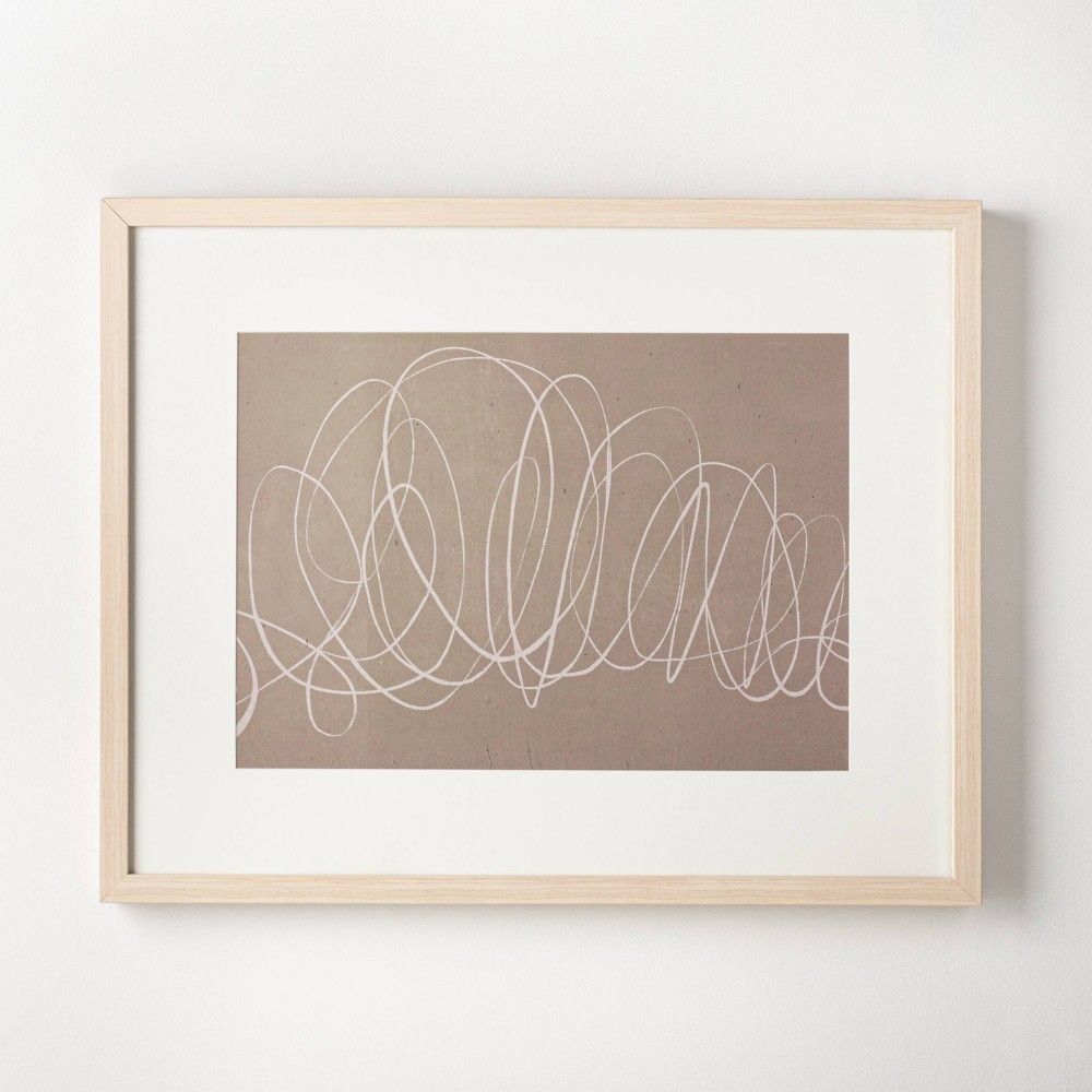 30"" x 24"" Scribble Art Print - Threshold designed with Studio McGee | Target