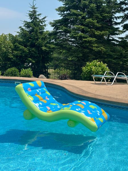 Inflatable Chaise Lounge pool float perfect for summer! 

#LTKFindsUnder50 #LTKSummerSales #LTKSeasonal