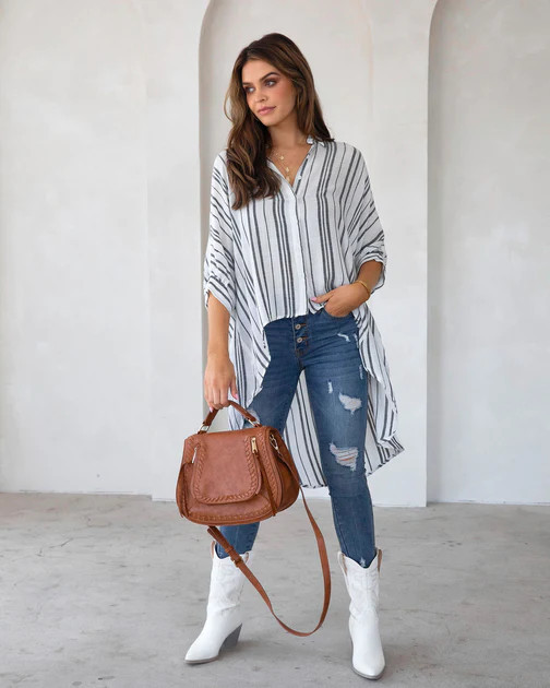 Michelle Lightweight High Low Top - FINAL SALE | VICI