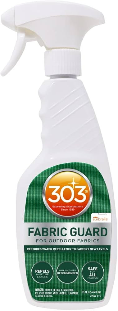 303 Fabric Guard - For Outdoor Fabrics - Restores Water Repellent Properties - Repels Moisture & ... | Amazon (US)