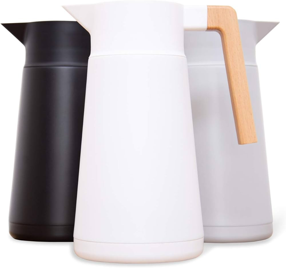 Thermal Coffee Carafe 68 Oz - Large Stainless Steel Insulated Carafe - 2 Liter Double Walled Vacu... | Amazon (US)