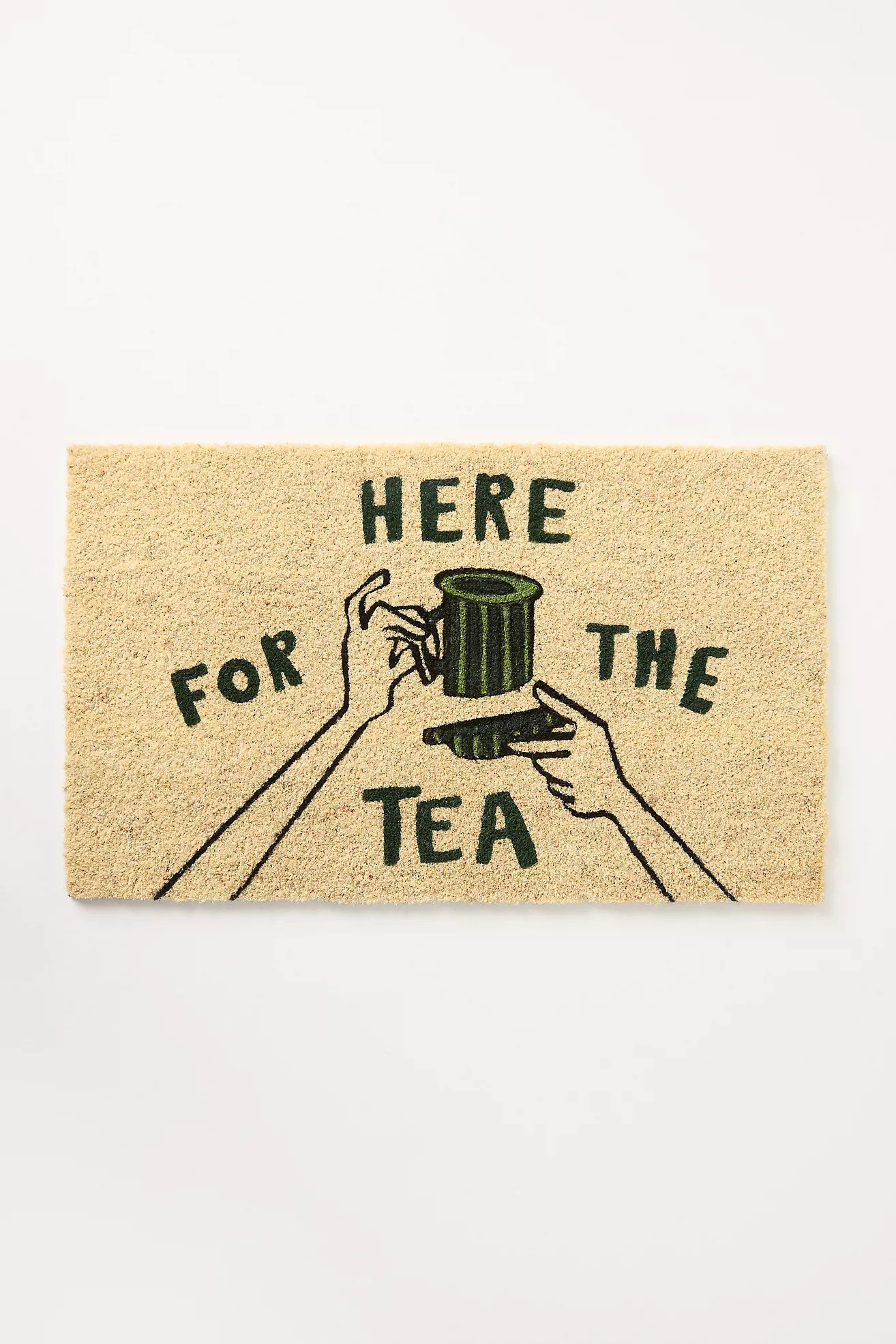 Jordan Nickson Tea Printed Coir Doormat | Anthropologie (US)