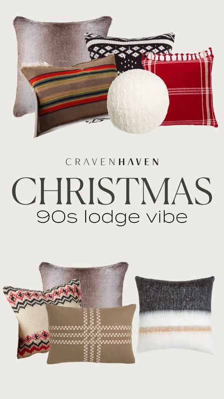 A pillow combo worthy of a 90’s lodge! Love this combo, can’t wait to get it set up on my couches!
If something is old, I linked similar

#LTKhome #LTKHoliday #LTKSeasonal