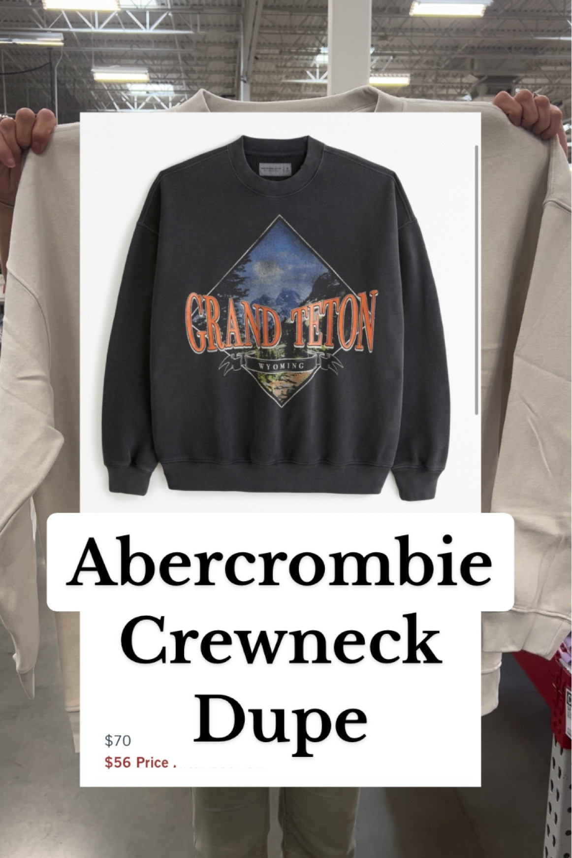 Abercrombie crewneck sweatshirt dupe at Sam’s Club 

#LTKMens #LTKSaleAlert
