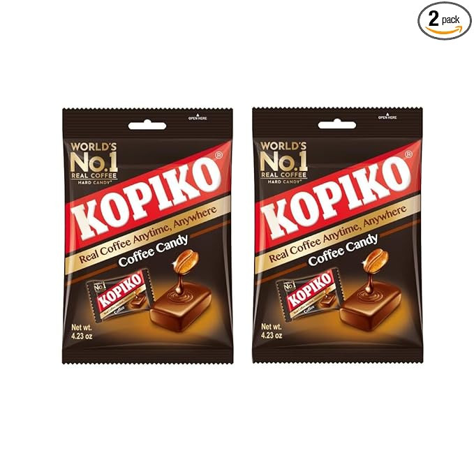 Kopiko Coffee Candy – Bold-Tasty Hard Candy from Indonesia with Real Coffee Extract – A Satis... | Amazon (US)