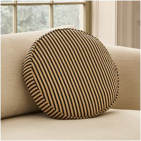 Pierce & Ward Round Stripe Pillow | West Elm (US)