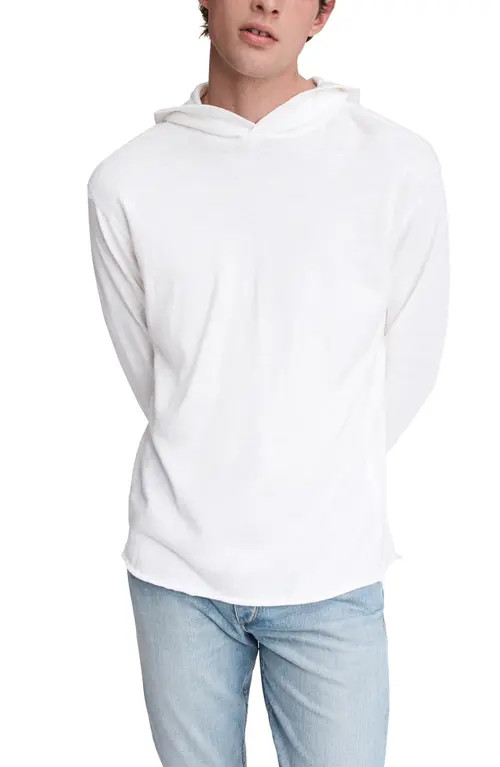 rag & bone Flame Cotton Hoodie in White at Nordstrom, Size X-Large | Nordstrom