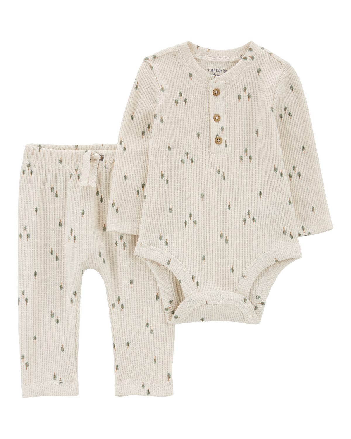 Baby 2-Piece Tree Print Thermal Bodysuit Pant Set - Carter's | Carter's | Carter's Inc