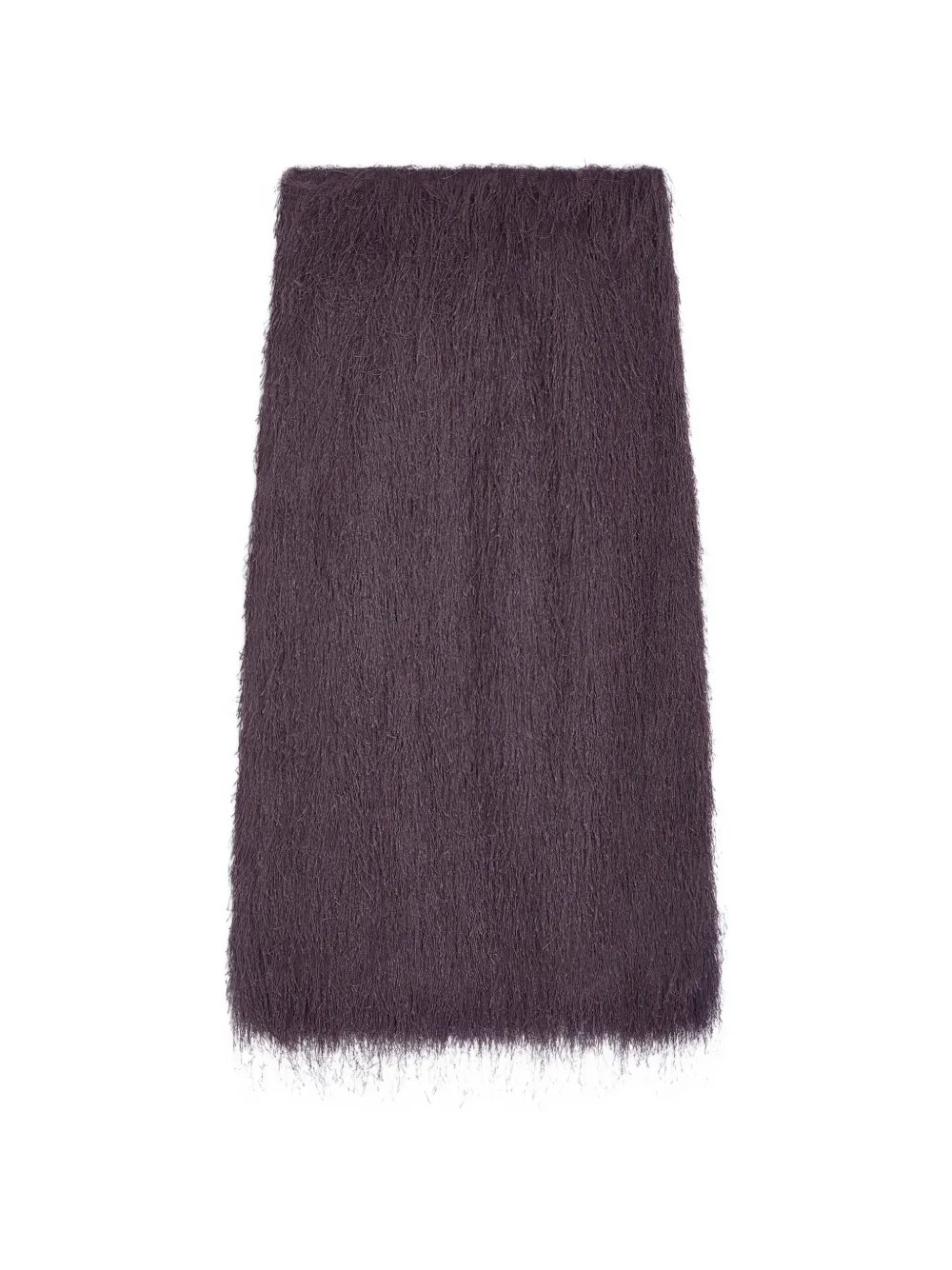 DRIES VAN NOTEN Fringed Midi Skirt | Purple | FARFETCH UK | Farfetch Global