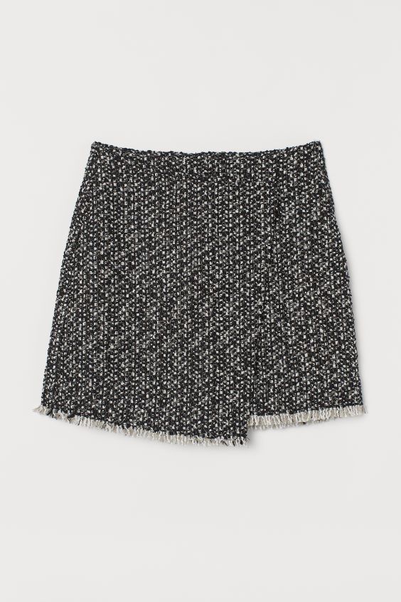 Textured-weave Skirt | H&M (US)