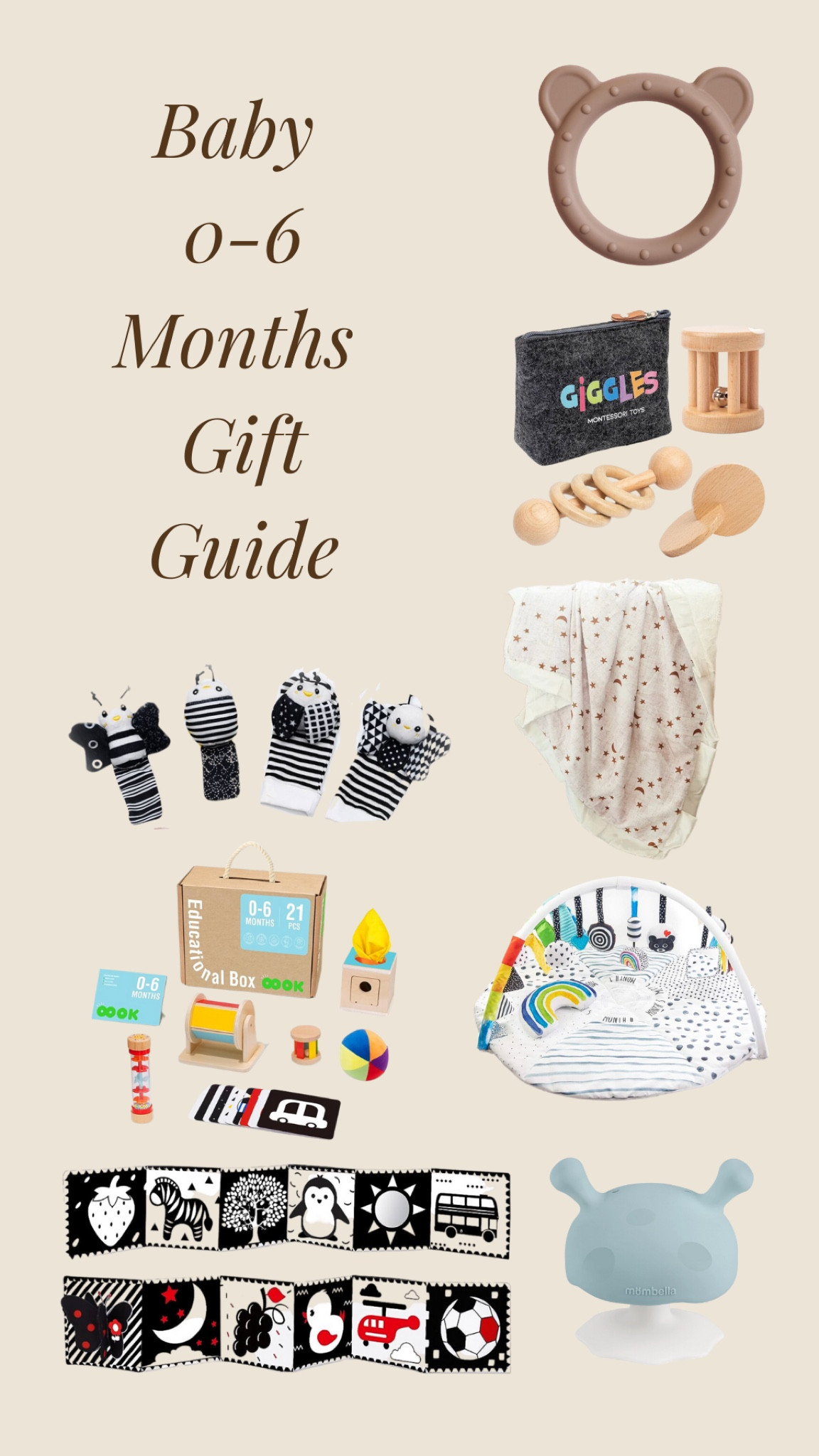 Baby 0-6 months holiday gift guide! 
(I can’t link the blanket but it is from Minky Couture!) 

#LTKHoliday #LTKbaby #LTKGiftGuide