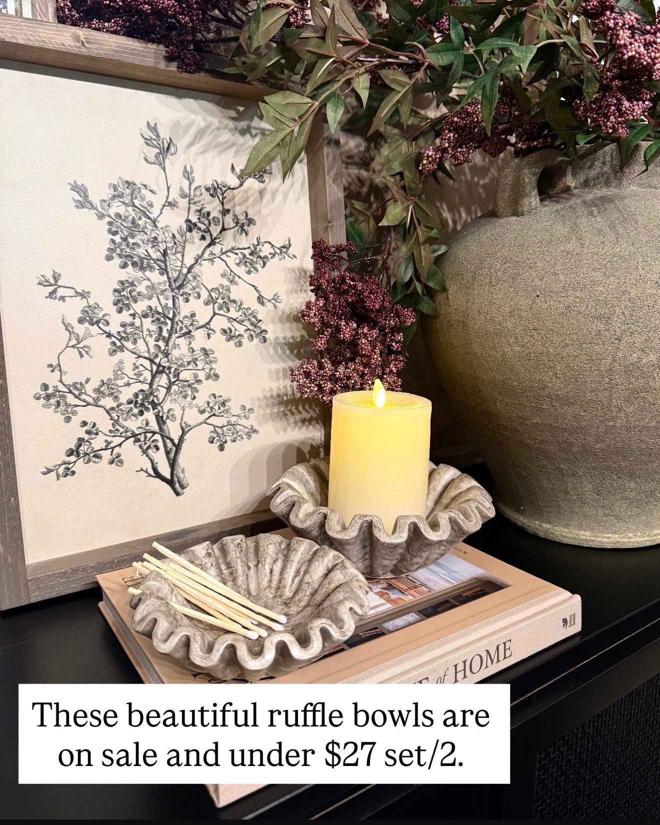 Ruffle Bowl Set Under $27

Follow @farmtotablecreations on Instagram for more cozy home styling and everyday home finds.

I can t believe this price! This ruffle bowl set is such an easy way to elevate a console, coffee table, or shelf without spending a lot. The soft, organic shape adds texture and interest, and they’re perfect for styling candles, matches, or small decor accents. Even better—they’re currently on sale and under $27, making this one of those high-end looking finds that works in so many spaces.

#homedecor #consoledecor #coffeetablestyling #decorbowls #neutraldecor #livingroomdecor #shelfstyling



#LTKSaleAlert #LTKHome