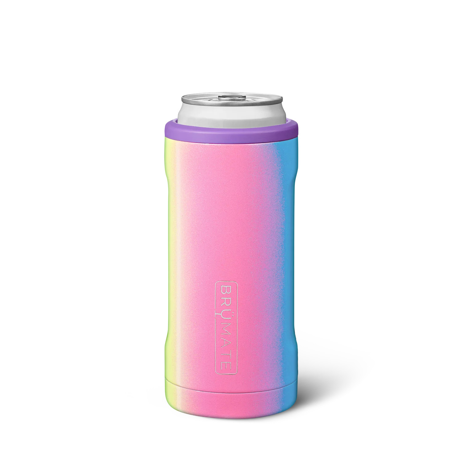 Hopsulator Slim | Glitter Rainbow (12oz slim cans) | BruMate