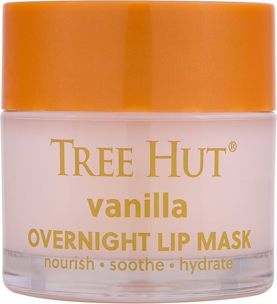 Tree Hut Vanilla Overnight Lip Mask | Leave on Overnight & Wake up to Soft, Hydrated Lips | Eleva... | Amazon (US)
