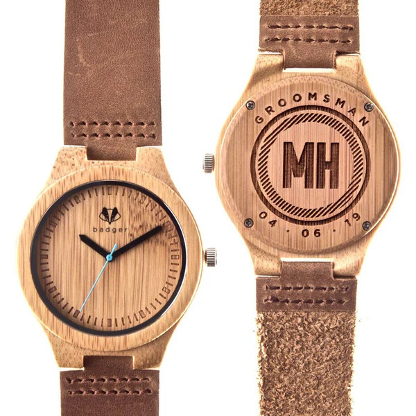 Bamboo Classic Watch: Groomsmen | Swanky Badger