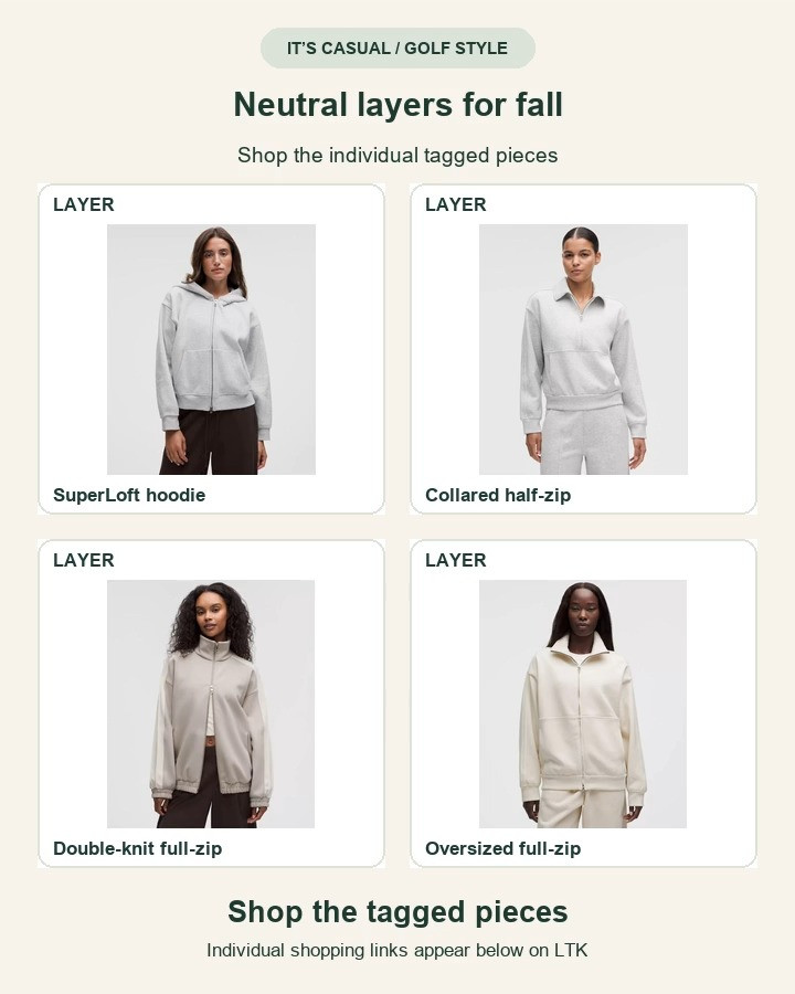 Neutral layers for fall. Shop the exact tagged pieces. Styling pieces in retailer photos are not separately tagged. Affiliate links: I may earn a commission. Music: Beauty Flow by Kevin MacLeod (incompetech.com). Licensed under CC BY 4.0: https://creativecommons.org/licenses/by/4.0/. Edited to 15 seconds; volume adjusted and fades added. 

 #LTKActive