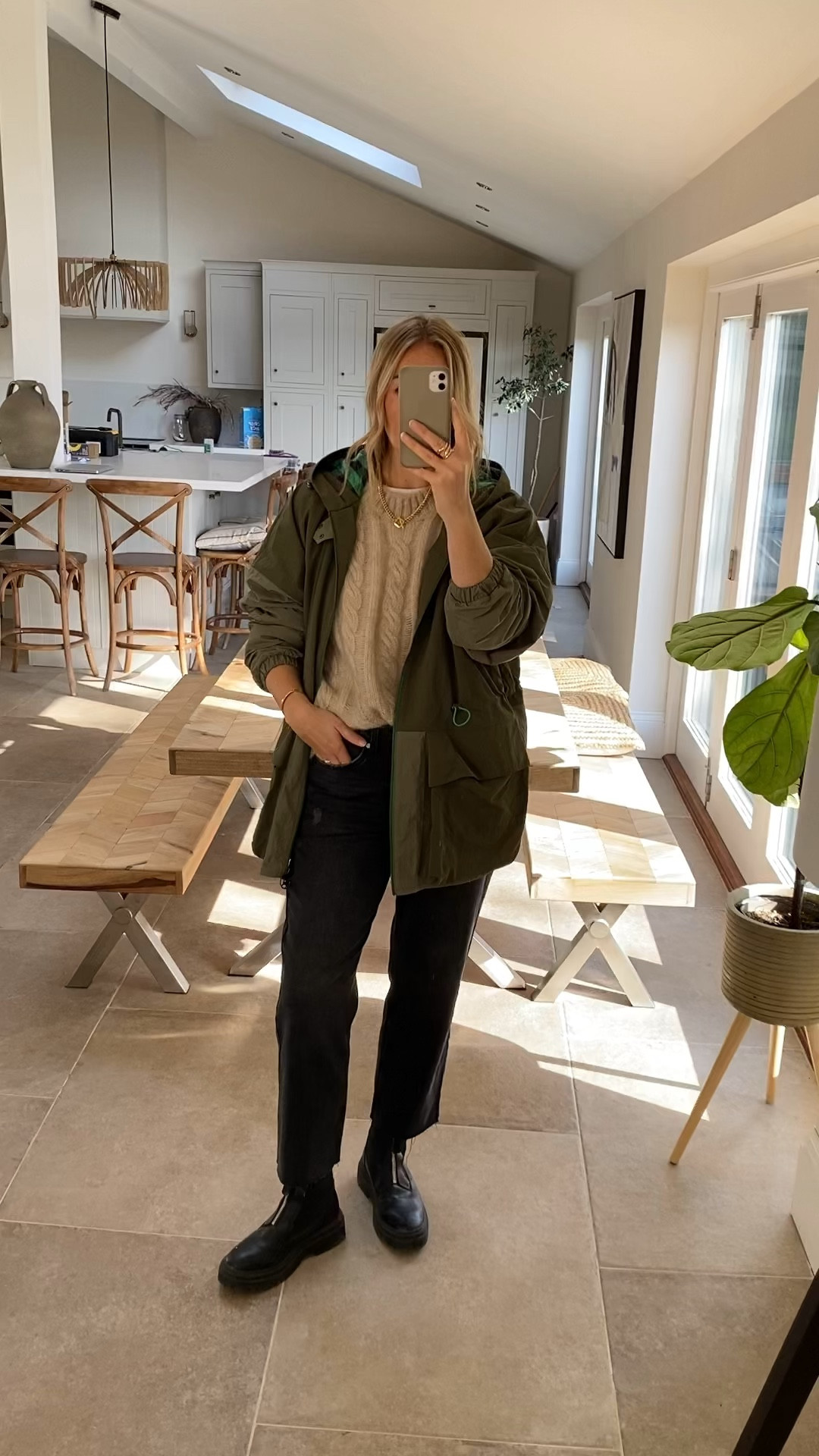 Coolest rain jacket on sale!! 
Trust me this is good if you are looking for a cool edgier rain coat no frumpy mum in this style. 
Patchwork khakis, oversized fit - bright contrast lining and details it’s 👌🏻
It’s unisex and I’m wearing the large - fits big but great for layering slouchy knits or a blazer under. 

#LTKautumn #LTKuk #LTKstyletip