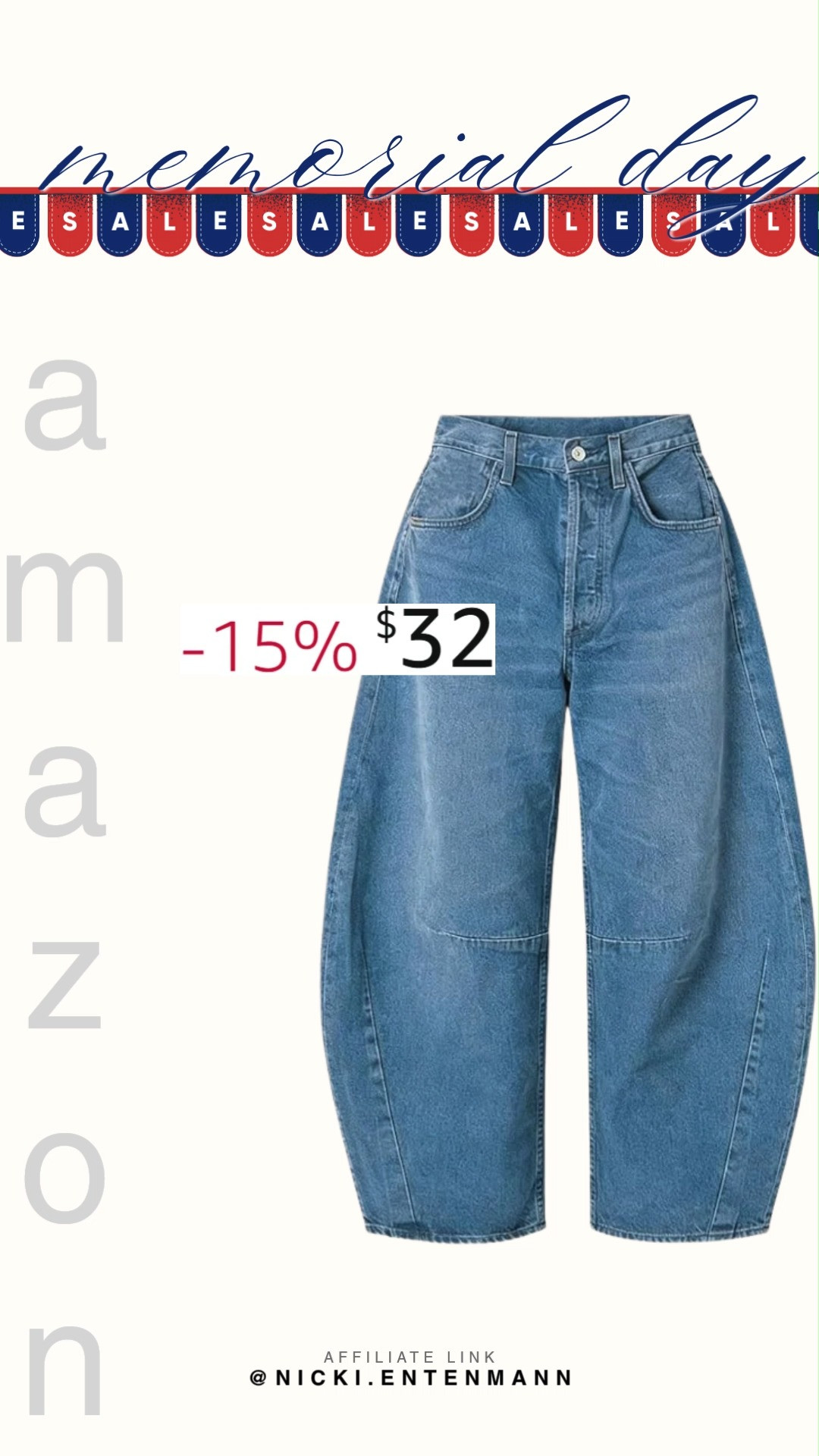 Womens Barrel Jeans Wide Leg bring effortless cool with a relaxed fit and modern silhouette. Comfortable, versatile, and chic, these jeans make everyday styling simple while keeping fashion fresh. 👖✨🌿  

#BarrelJeans #widelegjeans #womenswear #denimstyle #casualoutfits #fashionfinds #streetstyle #trendyclothes #summerstyle #ootd 

 #LTKootd #LTKSaleAlert #LTKTravel