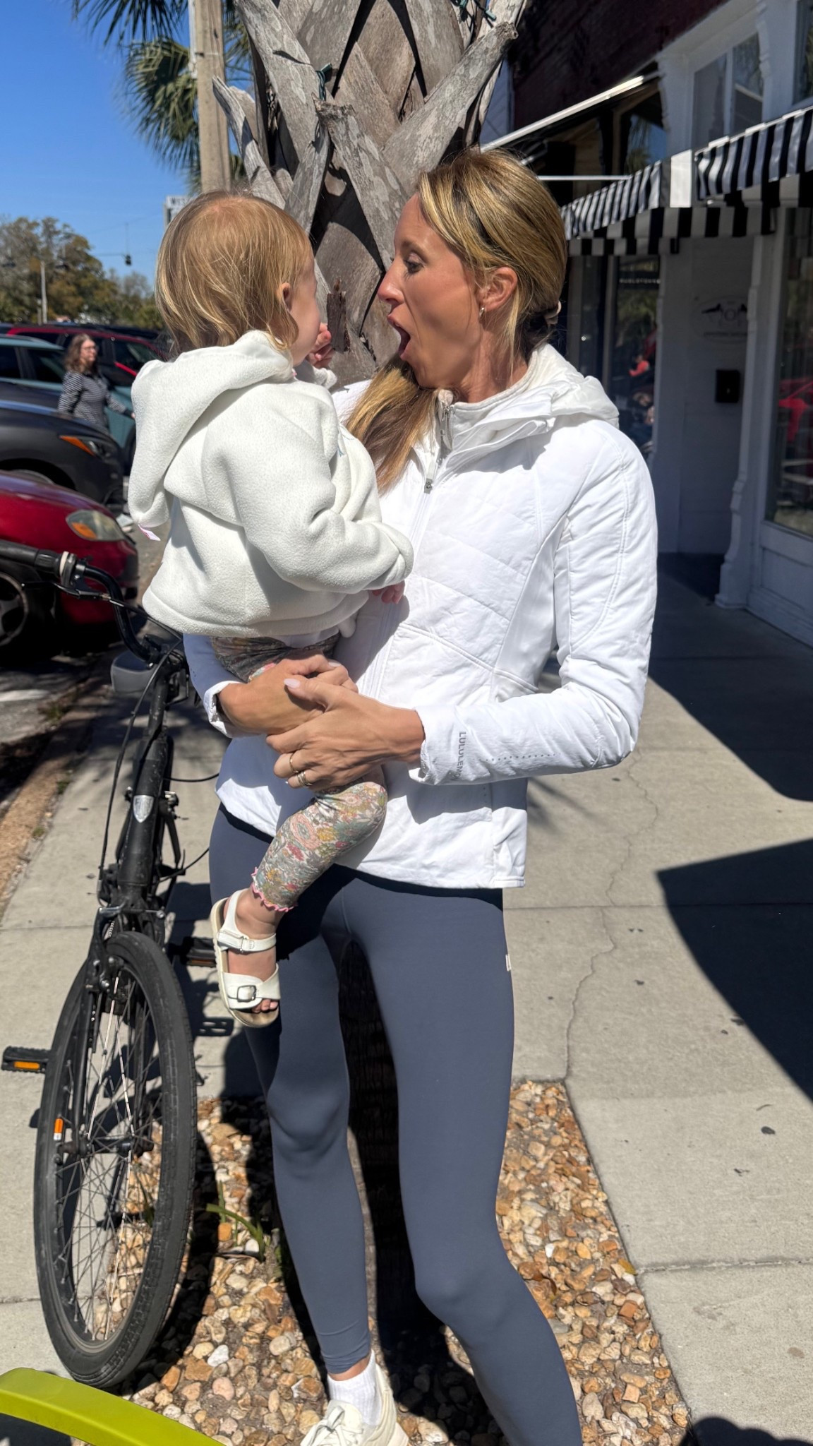 Loving the new #vuori BlissBlend Form leggings. They come in longs, hug all the right places, feel like butter but don’t show everything 😆. Also love this versatile down white puffer jacket for year round warmth!

#LTKActive #LTKSeasonal