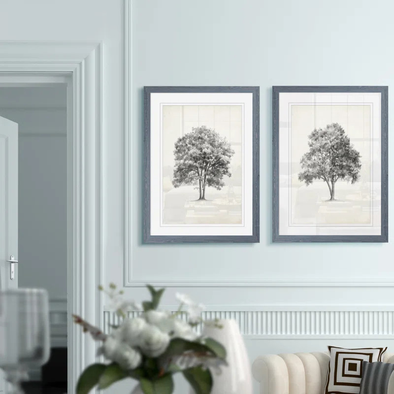 " Vintage Arbor Study I " by Antonyus Bunjamin (Abe) 2 - Pieces | Wayfair North America
