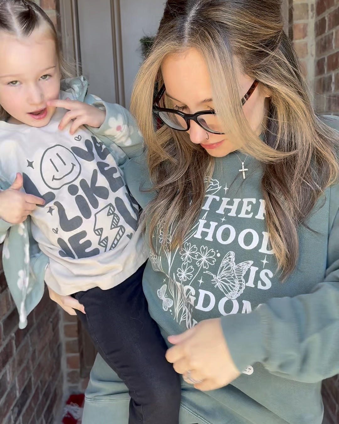 Mom life but make it comfy in church fits! Motherhood is kingdom work sweatshirt from dwell. : https://dwellapparel.com/?ref=nqffrnpz

#ootd #faithstyle #churchoutfits

#LTKmomlife #LTKFamily
