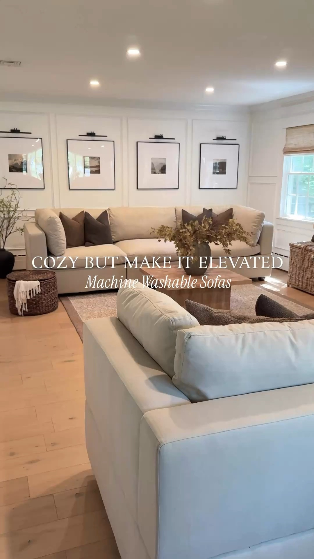 Meet our cozy sofas from @albanyparkhome upholstered in Birch Performance Brushed Canvas — a beautiful neutral fabric that’s machine-washable. It’s stain and spill resistant, making it perfect for homes with kids and pets. 🤎

Shown in the color birch, these sofas effortlessly blend with our aesthetic. I added earth-tone textured pillows that complement this fabric which is soft yet durable. What I love most about our new sofas is the cozy, lived-in vibe they create. 

✨ Save 35% off + get FREE SHIPPING. Elevate your space with comfort and style!
.
.
#myalbanypark #albanyparkhome #myhomemykova #albanypark #livingroom #neutraldecor #cozy #petfriendly #kidfriendly #livedin 


#LTKHome #LTKFamily #LTKSaleAlert

#LTKHome #LTKKids #LTKSaleAlert