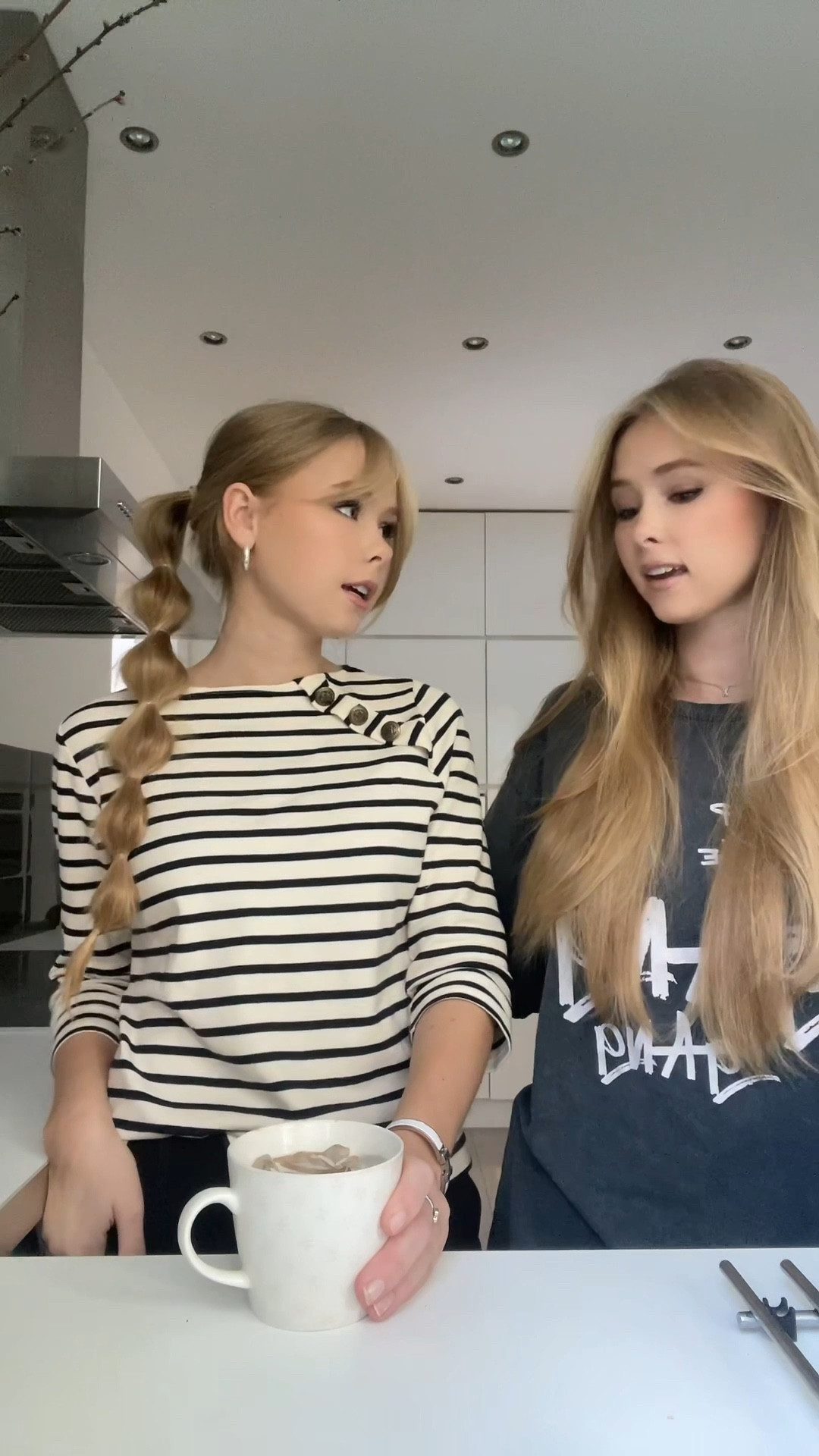 Chunky silver hoops, stripe top, black tailored trousers, wash grey graphic oversized tee, basics 

#LTKSeasonal #LTKstyletip #LTKeurope