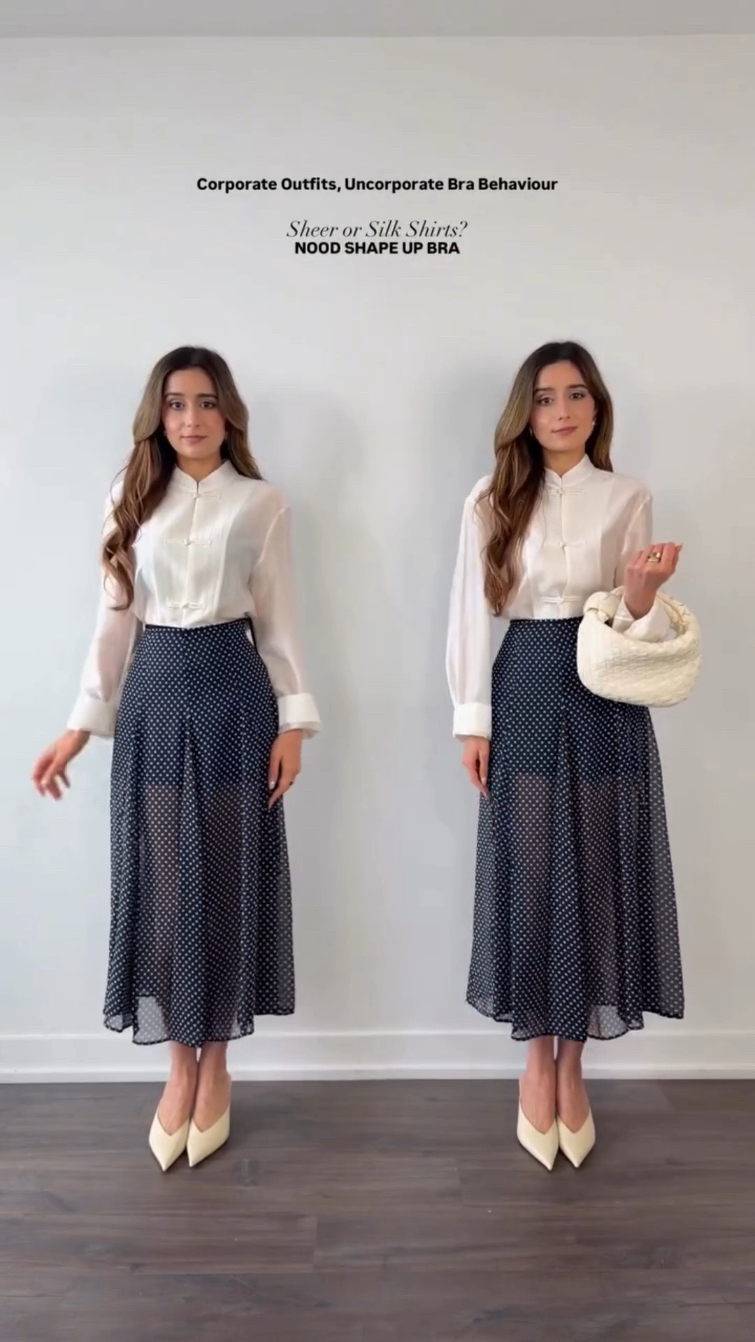 Same workwear, Better solution ✅
Your office outfit was never the problem. Visible straps, bra lines, gaping, bulk under fitted tops… that’s what ruins the look. Traditional bra on the left. @welovenood on the right.

Which solution would you pick? Let me know in the comments ⬇️

#LTKsummer #LTKstyletip #LTKworkwear