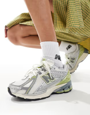 New Balance 1906 trainers in silver and green | ASOS (Global)