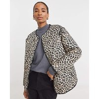 Leopard Print Quilted Jacket | JD Williams (UK)