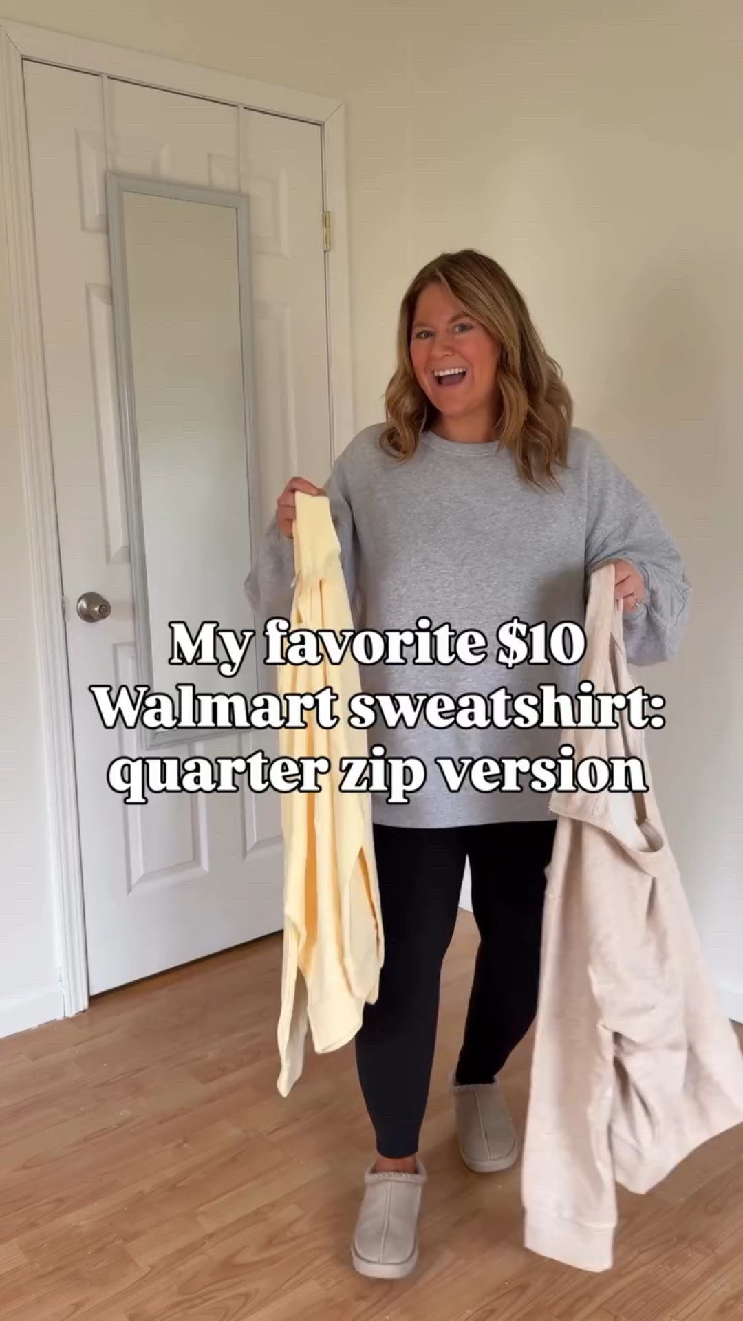 These are selling fast (some sizes and colors are sold out!) so I’d order soon if you’re interested!

I have had the crewneck versions of these sweatshirts for years and love this new quarter zip. The perfect layer from now through the Spring! 

#midsizestyle #walmartsweatshirt #quarterzipsweatshirt #winteroutfitidea #springoutfitidea

#LTKMidsize #LTKSeasonal #LTKFindsUnder50