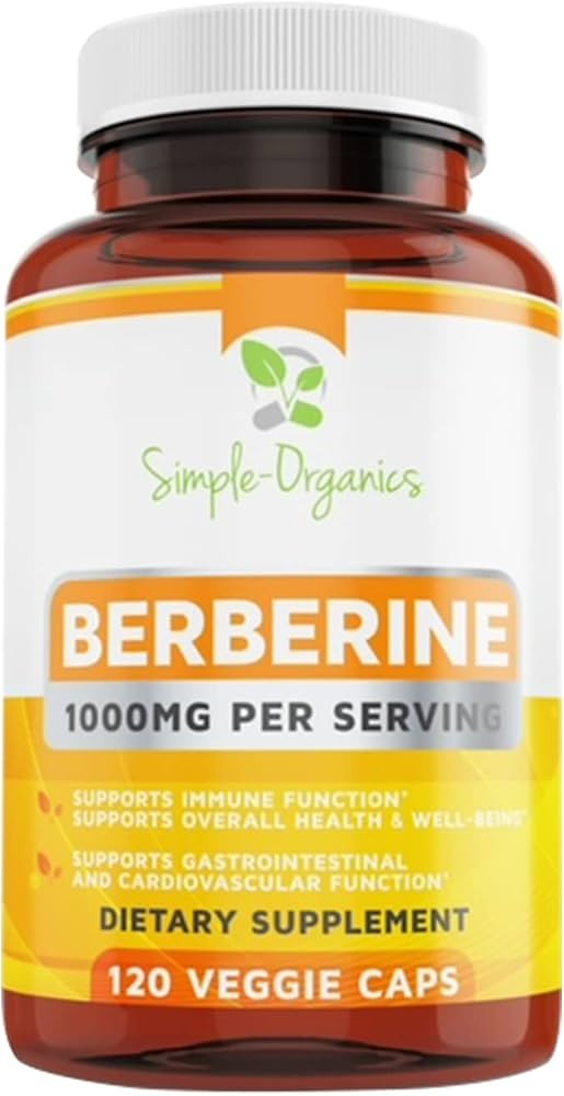 Berberine 500mg (1000mg Per Serving) for Supports Healthy Immune Function, Anti-oxidant,Gastroint... | Amazon (US)