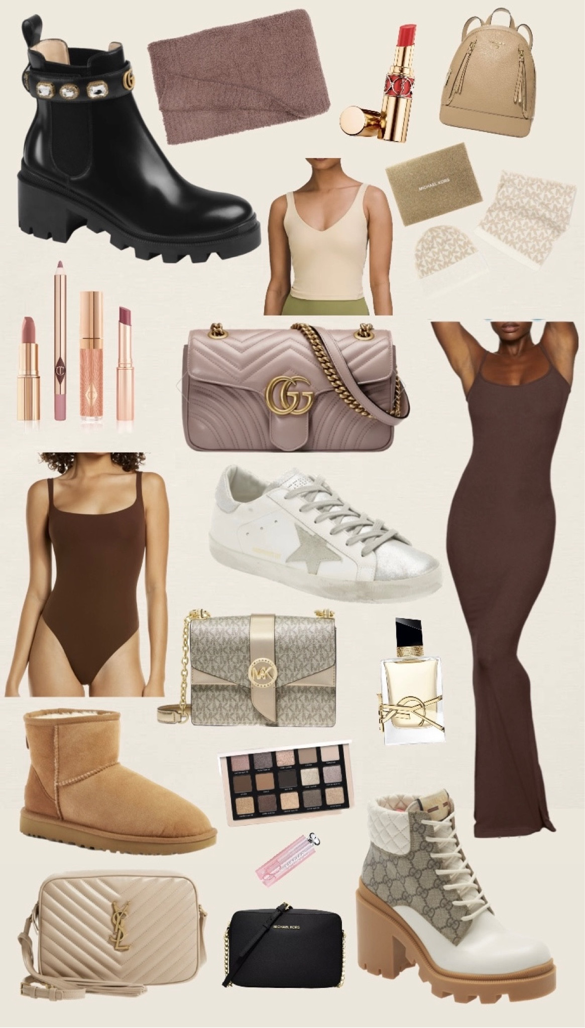 The perfect gift guide for the boujee women in your life! Luckily some of the items have major sales going on right now! 

Boujee, aesthetic, gift guide for her, gift guide, designer, skims, handbags, makeup, beauty, golden goose, shoes, ysl, gucci, Louis Vuitton, barefoot dreams, sales, sale, for her

#LTKGiftGuide #LTKsalealert #LTKstyletip