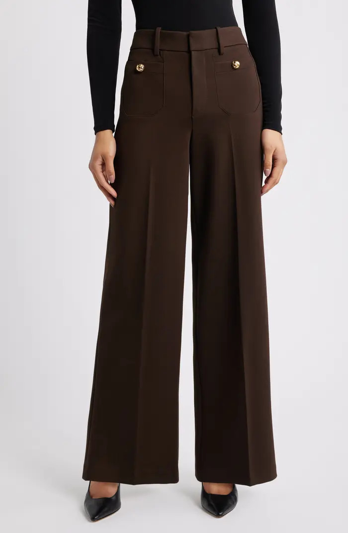 FRAME The Modernist High Waist Wide Leg Pants | Nordstrom | Nordstrom