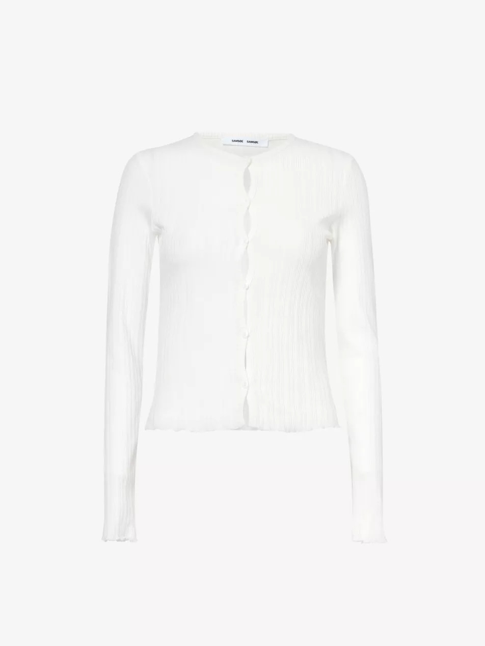 Sajuni ribbed-knit organic-cotton cardigan | Selfridges