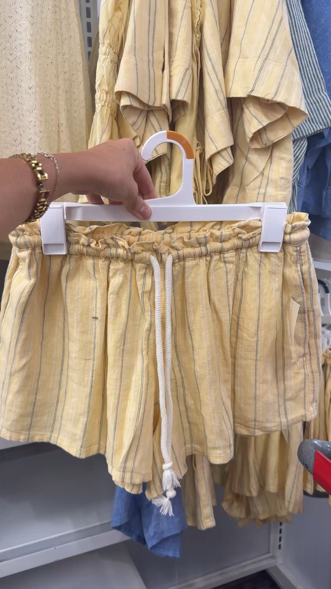 Yellow striped shorts from target! Super stretchy and comfy feel— great summer mom short 

Target finds 
Target 
Yellow 



#LTKSeasonal #LTKootd #LTKmomlife