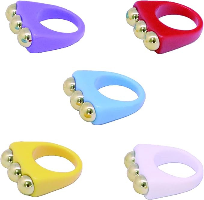 Colorful Chunky Resin Rings For Women Girls Children Y2K Rings Acrylic Rings Plastic Rings Trendy... | Amazon (US)