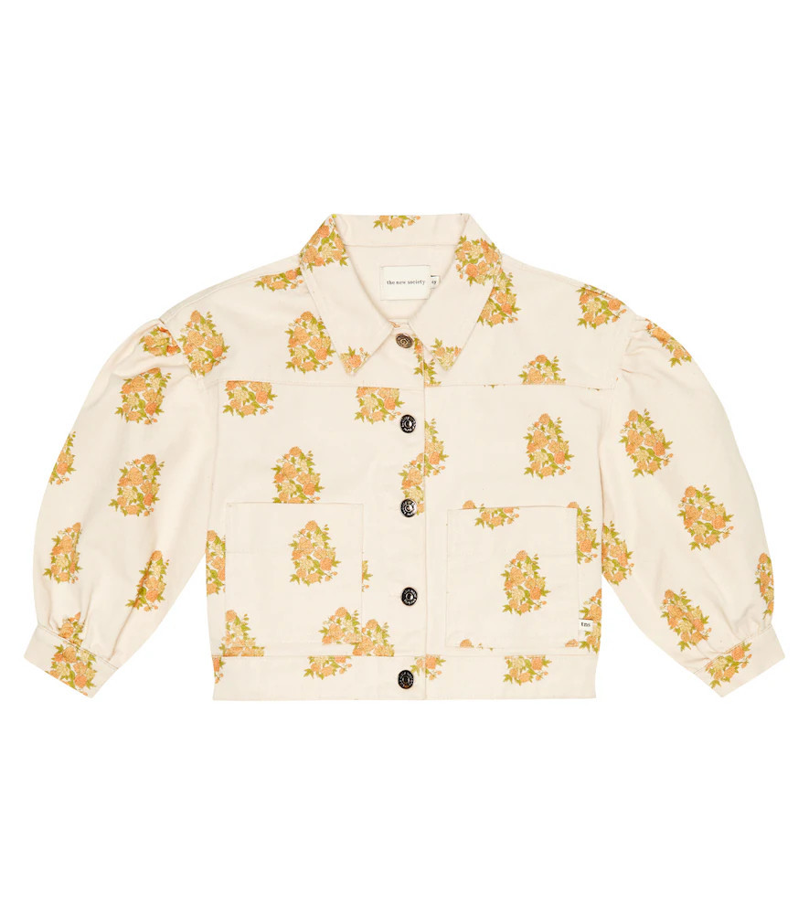 The New Society Chaqueta Loretta en denim floral | Mytheresa (INTL)