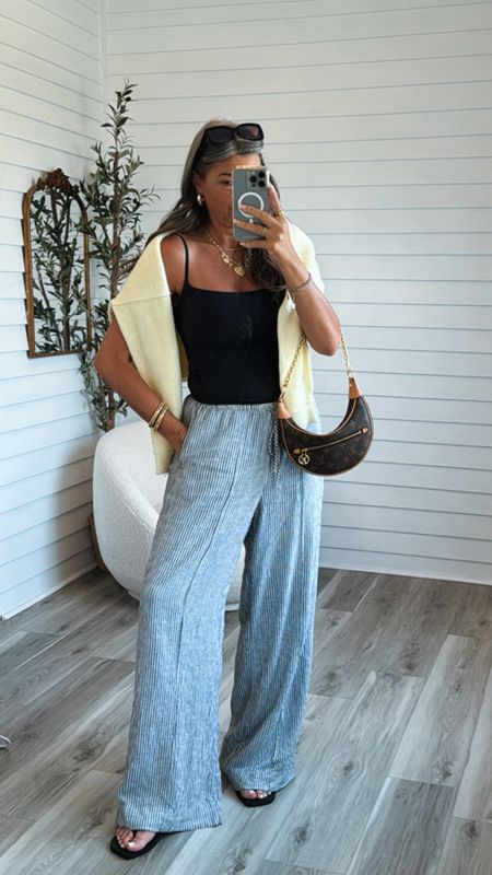 Outfit repeating today✌️
Tank is Lululemon and one of my top casual favorites this summer🤌 I wear medium
My Target pants are size small! Tall friendly and super affordable!

#LTKOver40 #LTKTravel #LTKStyleTip