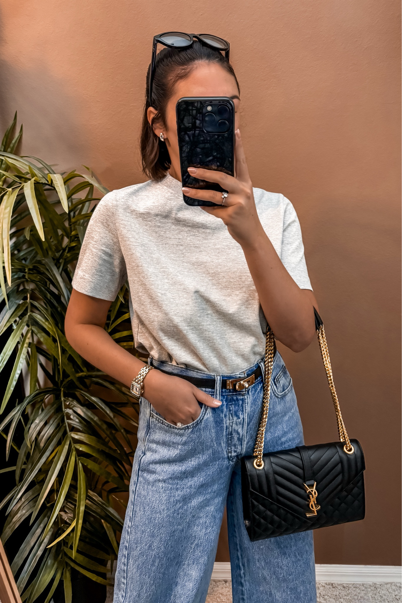 Old Money Fall Outfit 

🩶 Reviews on all products! 
• COS crewneck grey t- shirt - S
• Target Wide leg jeans | mid rise jeans | light wash jeans - 2
• Hermes designer inspired womens leather belt 
• Saint Laurent designer quilted bag
• Dior black slingback pumps - 75

Classy Fall Outfit | Fall Neutrals | Fall Chic | Chic Fall Outfits | Fall Outfits Petite | Fall Outfits Women | Fall Capsule Wardrobe | Fall Going Out Outfits | Fall Casual Outfits | Fall Vacation Outfits | Fall Outfits | Fall Fashion | Fall Style | Fall OOTD | Fall Looks | Fall Outfit Ideas | Fall Outfit Inspo | old money looks | old money aesthetic | old money fashion | old money style | old money outfits | old money style women | old money | old money fall | neutral outfit | neutral fall outfit | neutral style | classic style | classic outfits | chic outfits | chic fall outfits | chic style | casual chic | quiet luxury | french style | french fashion | french girl style | Parisian chic | Parisian style | minimalist | minimalist fashion | capsule wardrobe | capsule wardrobe fall | petite outfits 

#LTKFindsUnder100 #LTKItBag #LTKSeasonal #LTKShoeCrush #LTKStyleTip #LTKOver40