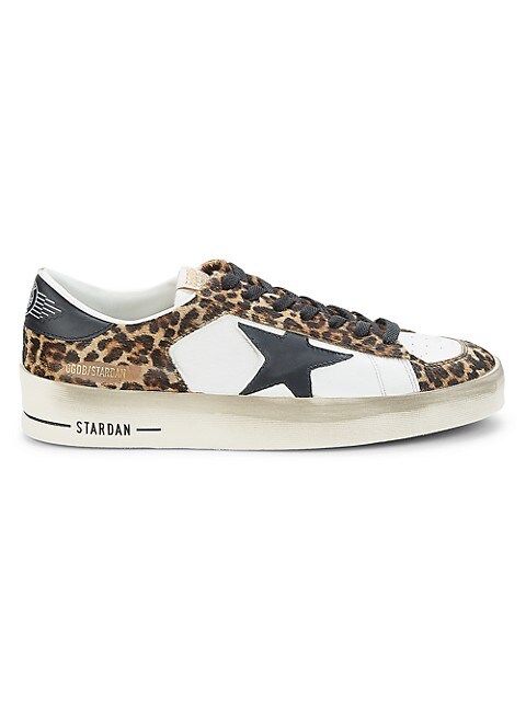 Men's Stardan Leopard-Print Pony Hair Leather Sneakers | Saks Fifth Avenue OFF 5TH
