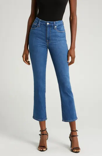 Good American Good Legs Straight Leg Jeans in Bluee007 at Nordstrom Rack, Size 8 | Nordstrom Rack