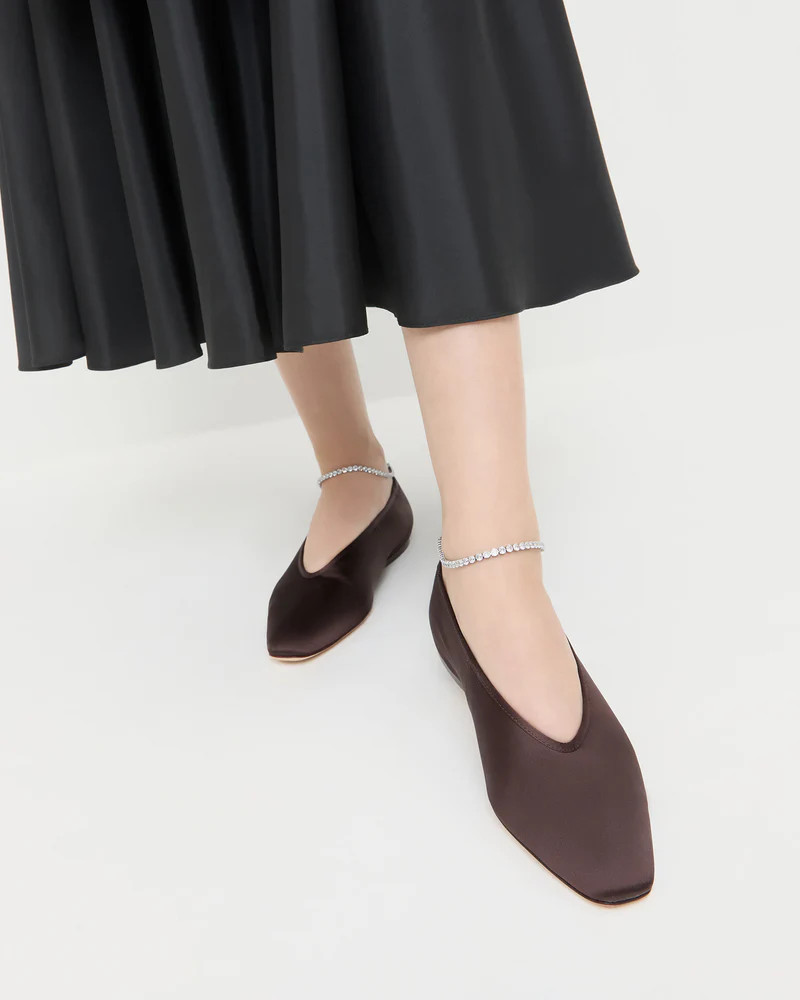 Emery Brown/Crystal Ballet Flat | Loeffler Randall