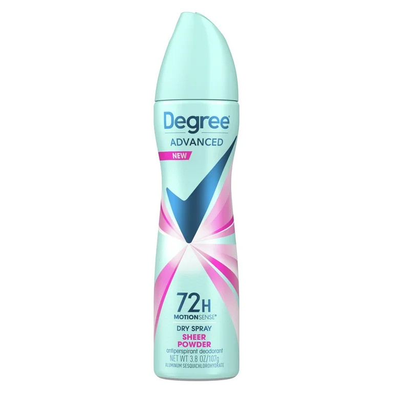 Degree Antiperspirant Deodorant Dry Spray Sheer Powder Deodorant for Women 3.8 oz - Walmart.com | Walmart (US)