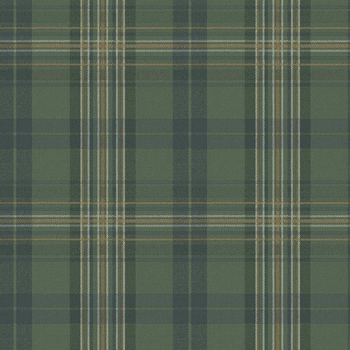 Chesapeake MAN330212 Austin Plaid Wallpaper, Green | Amazon (US)