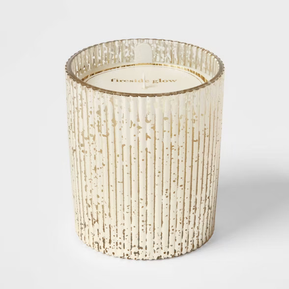 Mercury Multiwick Fireside Glow Candle Gold - Threshold™ | Target