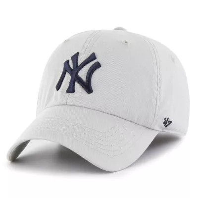 '47 Men's MLB New York Yankees Franchise Logo Fitted Hat, Grey, 2XL | Belk